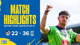 Highlights R21  London Broncos v Warrington Wolves [upl. by Bolling]