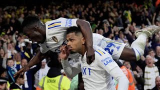 LEEDS UNITED 40 NORWICH CITY EXTENDED HIGHLIGHTS LEEDS DOMINATE NORWICH AND ADVANCE TO FINALS [upl. by Eyaf]