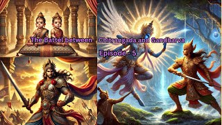 Mahabharata Episode  5 The battle between Chitrangada and Gandharva [upl. by Bastien230]