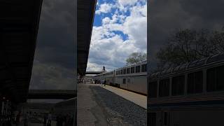 Amtrak Empire Builder boarding in LaCrosse WI  April 2024 [upl. by Kaczer]