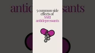 ssri antidepressants sideeffects medication depression insomnia treatment [upl. by Aisauqal652]