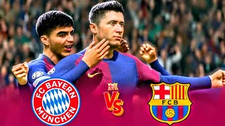 FC25Barcelona vs Bayern MunichChampions League [upl. by Ilahsiav]