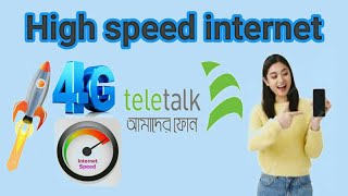 Teletalk 4G internet settings teletalk New Apn internet settings [upl. by Neyrb]