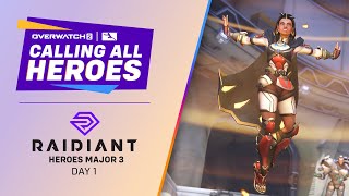 Calling All Heroes Raidiant Heroes Major 3 Day 1  Swiss [upl. by Leeann]