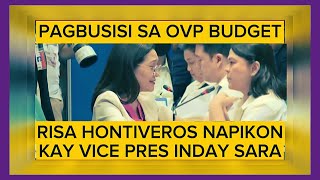 RISA HONTIVEROS NAPIKON KAY SARA SA MGA SAGOT NITO  PAREHONG NAGTARAY masterkalog [upl. by Lina680]