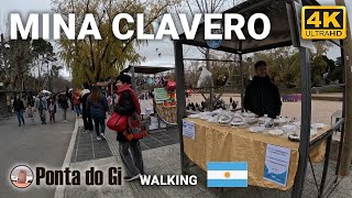 MARAVILLA de CORDOBA invierno en MINA CLAVERO walking JULIO 2024 uhd 4k TOUR VIRTUAL  ARGENTINA [upl. by Atinuj]