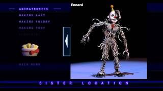 FNAF Sister Location  Ennard defeated  3 Stars  Game Completed [upl. by Ybur]