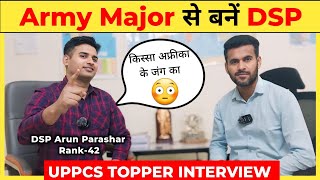 Army Major बने DSP Rank42 🤫  uppcs topper 2023  uppsc 2024  studency [upl. by Adelric611]