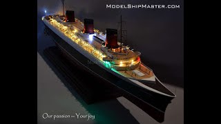 SS NORMANDIE a magnificent model [upl. by Esau]