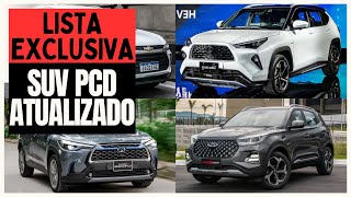 6 SUV PCD DISPONÍVEIS COM TODAS AS ISENÇÕES EM 2024 [upl. by Aira]