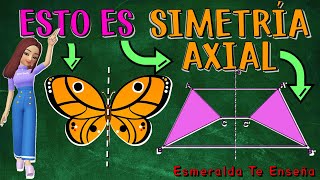 📏🦋La Simetría Axial y Ejercicios Resueltos🤓✅ [upl. by Pandora]