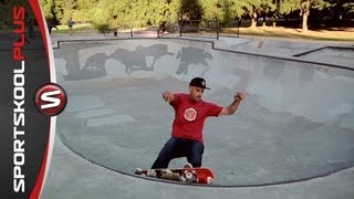 How to Skateboard a Small Bowl with Omar Hassan [upl. by Hekking]