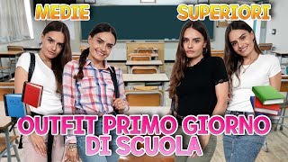 OUTFIT PRIMO GIORNO DI SCUOLA BackToSchool [upl. by Einahpit]