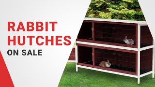 Give Your Bunny the Palace They Deserve with Aosoms Rabbit Hutches  Aosomcom Offer [upl. by Hanoj]