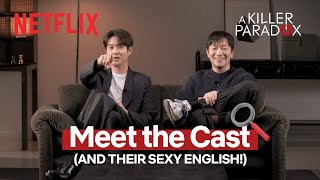 Choi Wooshik and Son Sokku speaking English  A Killer Paradox Shoutout  Netflix ENG SUB [upl. by Naitsabas308]