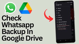 How To Check Whatsapp Backup In Google Drive [upl. by Melvyn]