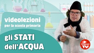 Videolezioni gli stati dellacqua  Renato lo scienziato Renatoloscienziato [upl. by Keyek]