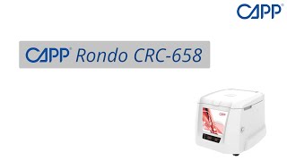 CAPPRondo clinical centrifuge CRC 658 [upl. by Ellinet68]