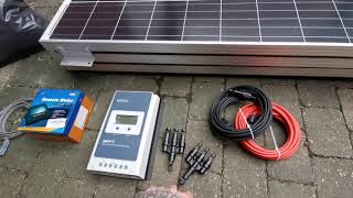 installing renogy 300w solar panels amp mppt charge controller off grid free power in campervan [upl. by Canning]