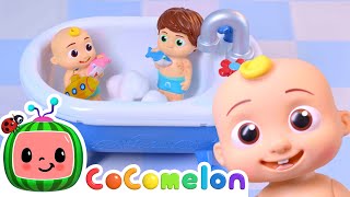 Splish Splash Bath Song  CoComelon Toy Play Bedtime Routines  Nursery Rhymes amp Kids Songs [upl. by Ganley]