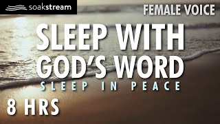 SOAK IN GODS PROMISES BY THE OCEAN  FEMALE VOICE  100 Bible Verses For Sleep [upl. by Oicnanev]