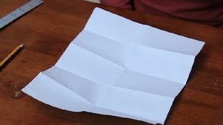 How to Fold a Paper Into Tenths  Paper Folding Projects [upl. by Llirrehs527]