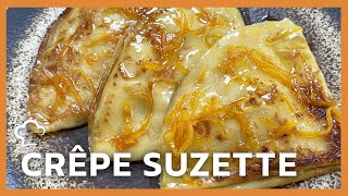 La Crêpe Suzette  Recette FoodCuisine [upl. by Atival44]