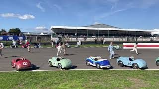 Goodwood Revival 2022 Austin J40 settrington cup race [upl. by Tobin]