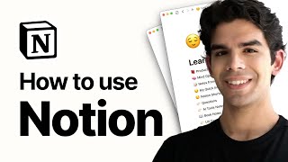 How to use Notion  Beginners Tutorial [upl. by Adnilreb50]