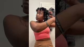 Twisted Bantu Knot Out Twistout BantuKnots NaturalHair NaturalHairstyles BlackHairstyles Curls [upl. by Salb]