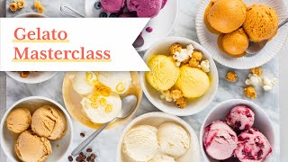 GELATO MASTERCLASS Make the best Italian ice cream AT HOME [upl. by Rosalinda]