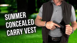 Summer Concealed Carry Vest  Comfortable and Durable [upl. by Iand]