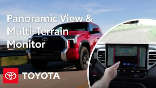 How Panoramic View Monitor and MultiTerrain Monitor Work  Toyota [upl. by Allista]