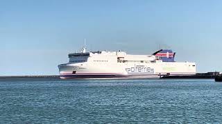 Varsovia 🇸🇪🇵🇱⛴️🌊4k polferries varsovia ystad świnoujście [upl. by Sidnac637]