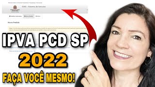 COMO FAZER O RECADASTRAMENTO IPVA PCD 2022 ASSISTA [upl. by Rector]