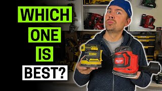 Dewalt VS Milwaukee  which orbital sander is BEST [upl. by Hennessey]