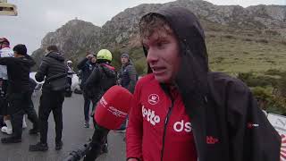 Lennert Van Eetvelt  Interview at the finish  Trofeo Andratx  Mirador Des Colomer 2023 [upl. by Oiluig793]