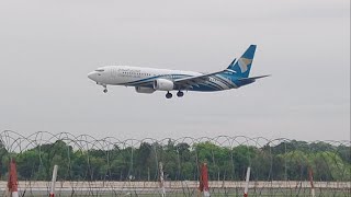 Oman Air Landing  Chennai Airport  Plane Spotting MAAVOMM [upl. by Yentnuoc]