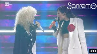 Chimica  Ditonellapiaga e Donatella Rettore  Sanremo 2022 [upl. by Clarkin]