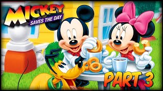 Disneys Mickey Mouse Saves the Day 3D Adventure PART 3  Garbage Mini Game Game for Kids [upl. by Ardnoet]