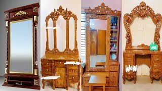 Top 20 wooden dressing table design  Unique and modern wooden dressing table designs 2024 [upl. by Diarmid298]