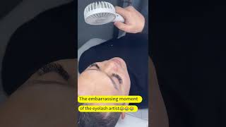 Embarrassing moment of eyelash artist  Abonnie lashes [upl. by Ailla485]