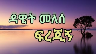 Dawit melese frejign lyrics ዳዊት መለሰ ፍረጂኝ [upl. by Chaudoin607]