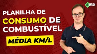 Planilha de Controle de Combustível com Média de KmL no Excel [upl. by Ranite]