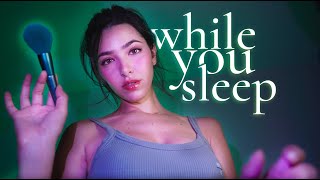 ASMR Taking Care of You While You Sleep 💤 🇪🇸 and 🇬🇧 subtitles [upl. by Annuahs]