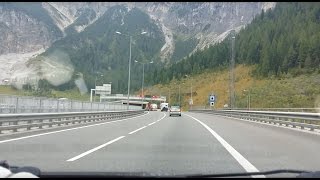 Tauerntunnel Lange durchfahrt durch den Tauerntunnel  Salzburg richtung Villach [upl. by Nauwtna]