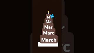 March is my birthday [upl. by Danaher]