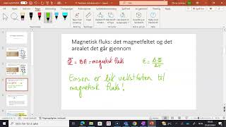 Fysikk 2 7C Magnetisk fluks del 1 [upl. by Ytsud]