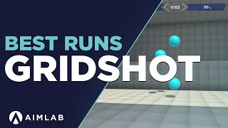 Best Aim Lab Highlights GRIDSHOT [upl. by Humfrid]