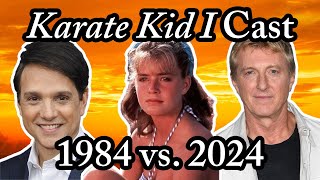 Karate Kid I Cast 1984 vs 2024 [upl. by Elnukeda]